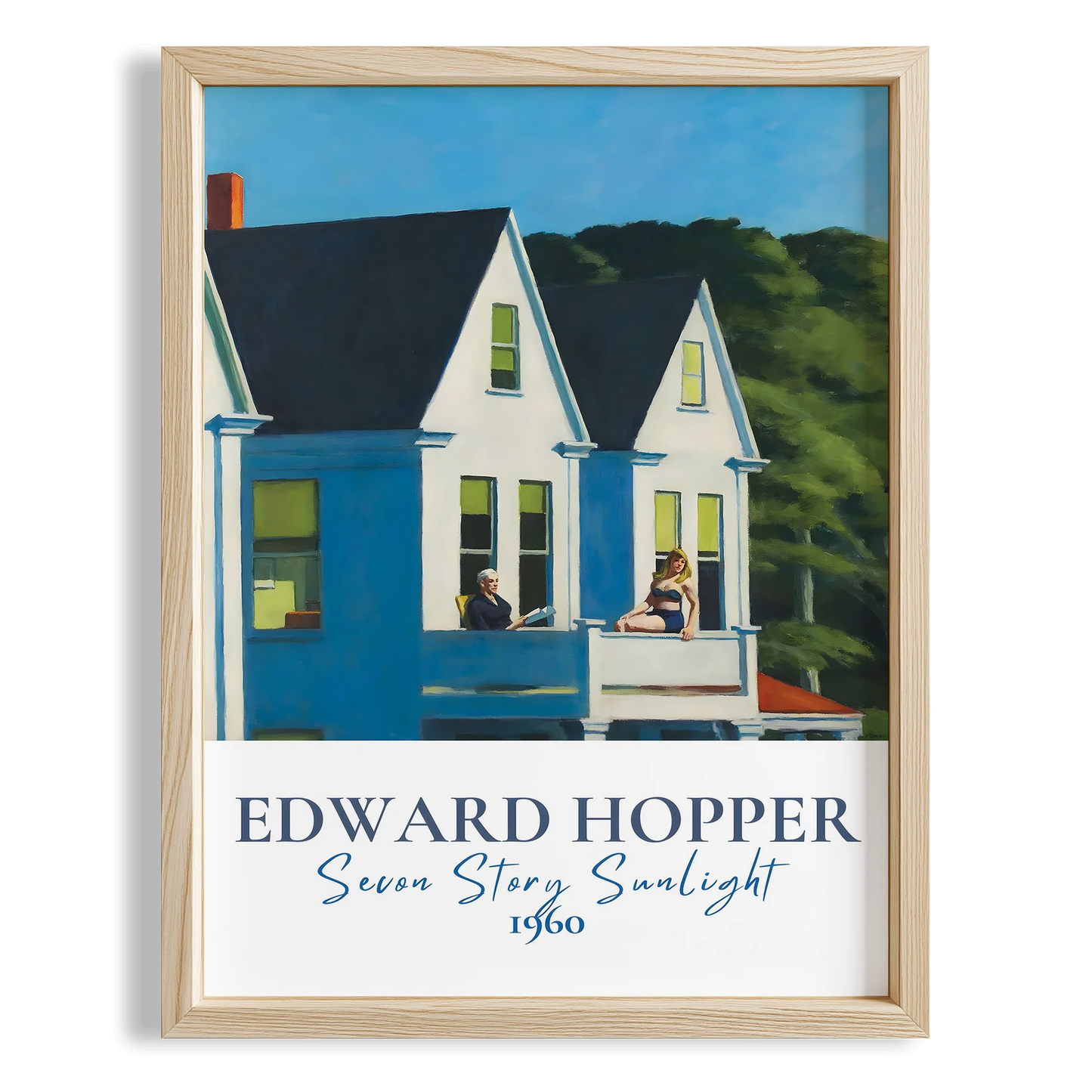 Edward Hopper V Duvar Tablosu