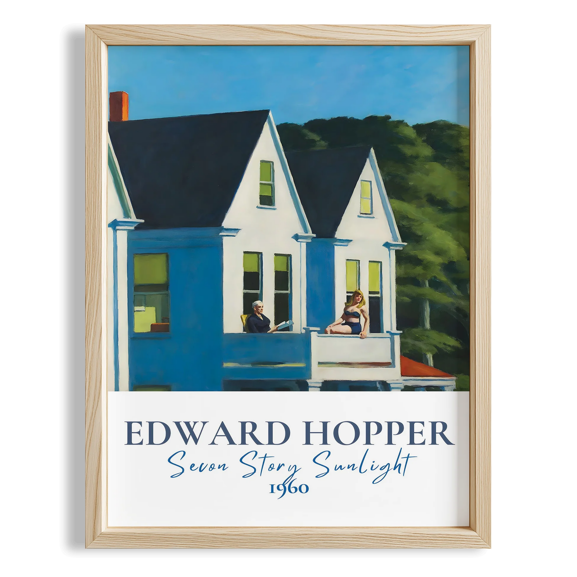 Edward Hopper V Duvar Tablosu