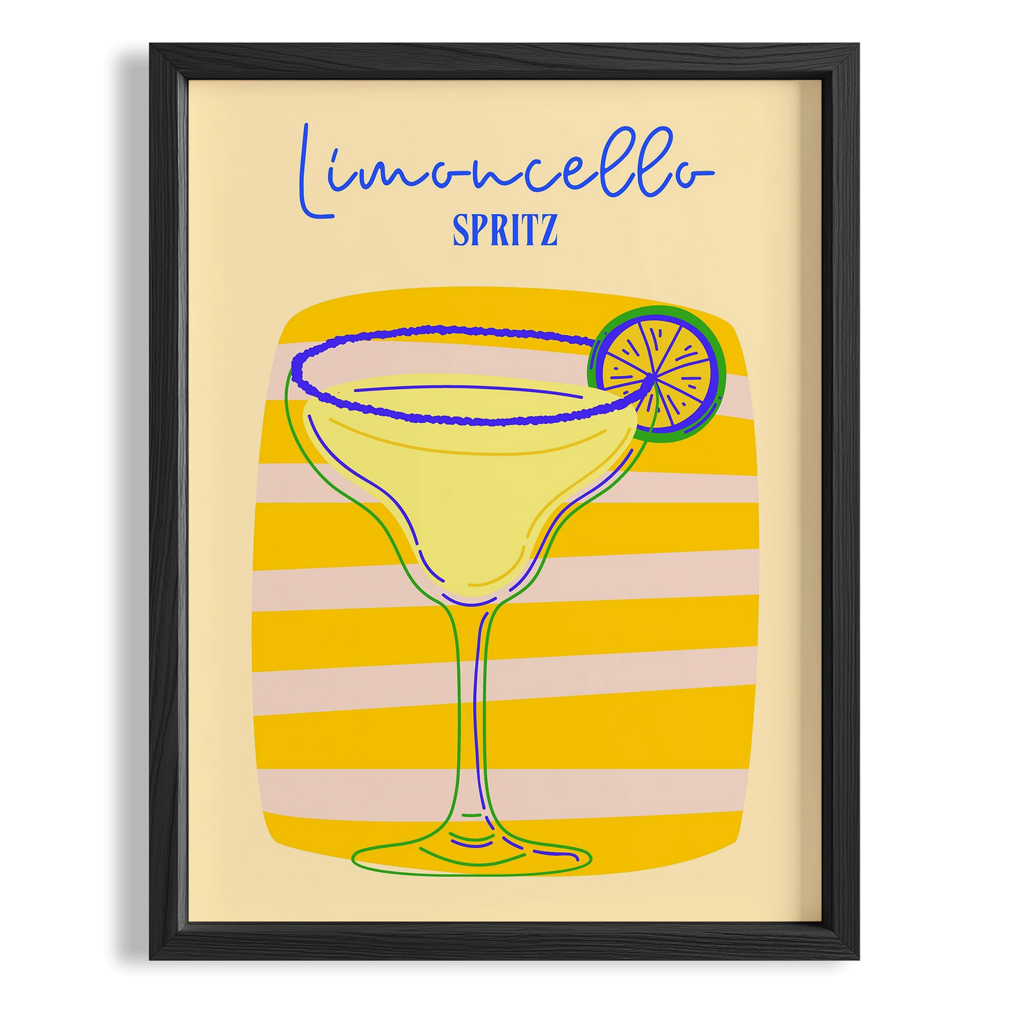 Limoncello Spritz Kokteyller Mutfak Duvar Tablosu