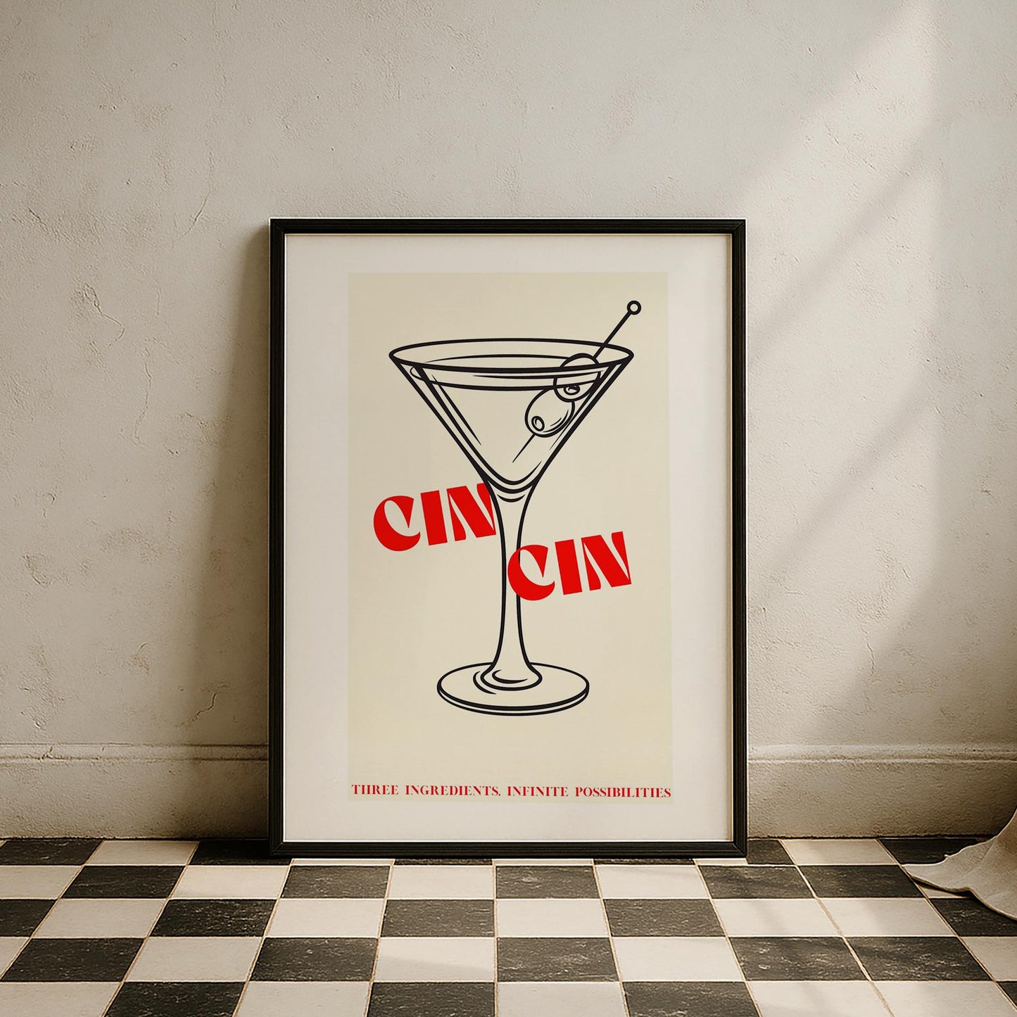 Cin Cin Margarita Şerefe Kokteyller Mutfak Duvar Tablosu
