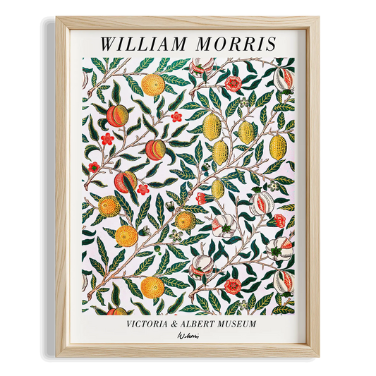 Meyve Bahçesi - William Morris Ahşap Duvar Tablosu