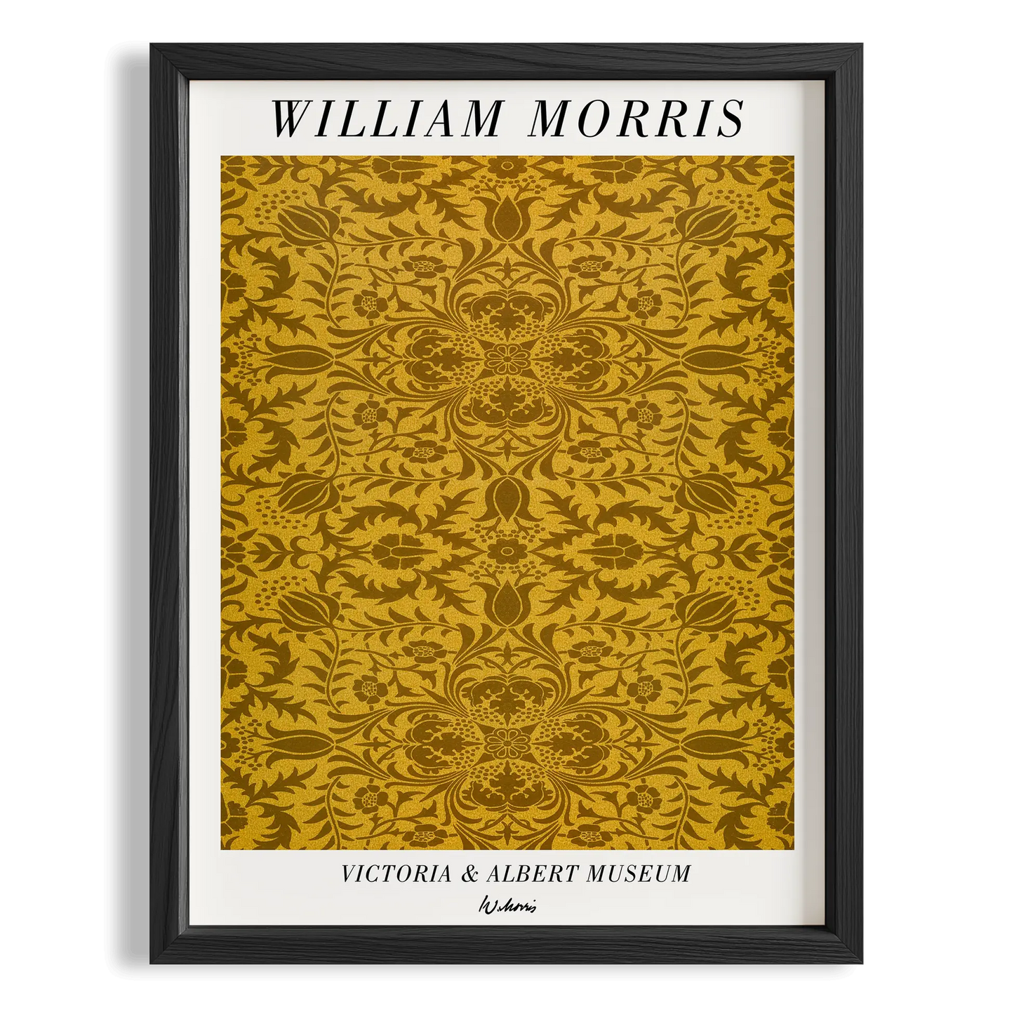 Altın Zambak - William Morris Ahşap Duvar Tablosu