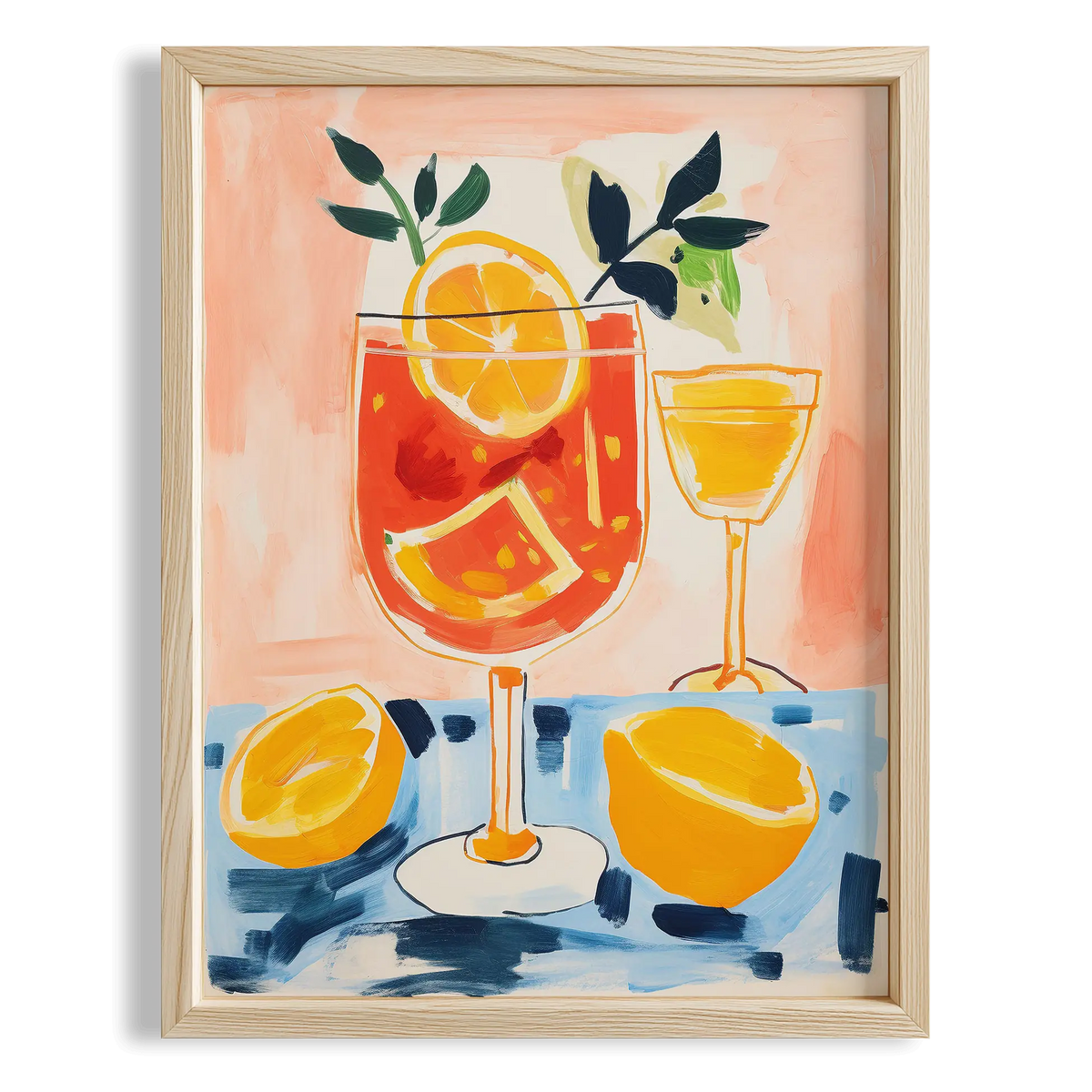 Aperol Kokteyl Mutfak Duvar Tablosu