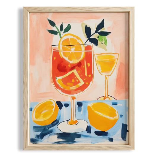 Aperol Kokteyl Mutfak Duvar Tablosu