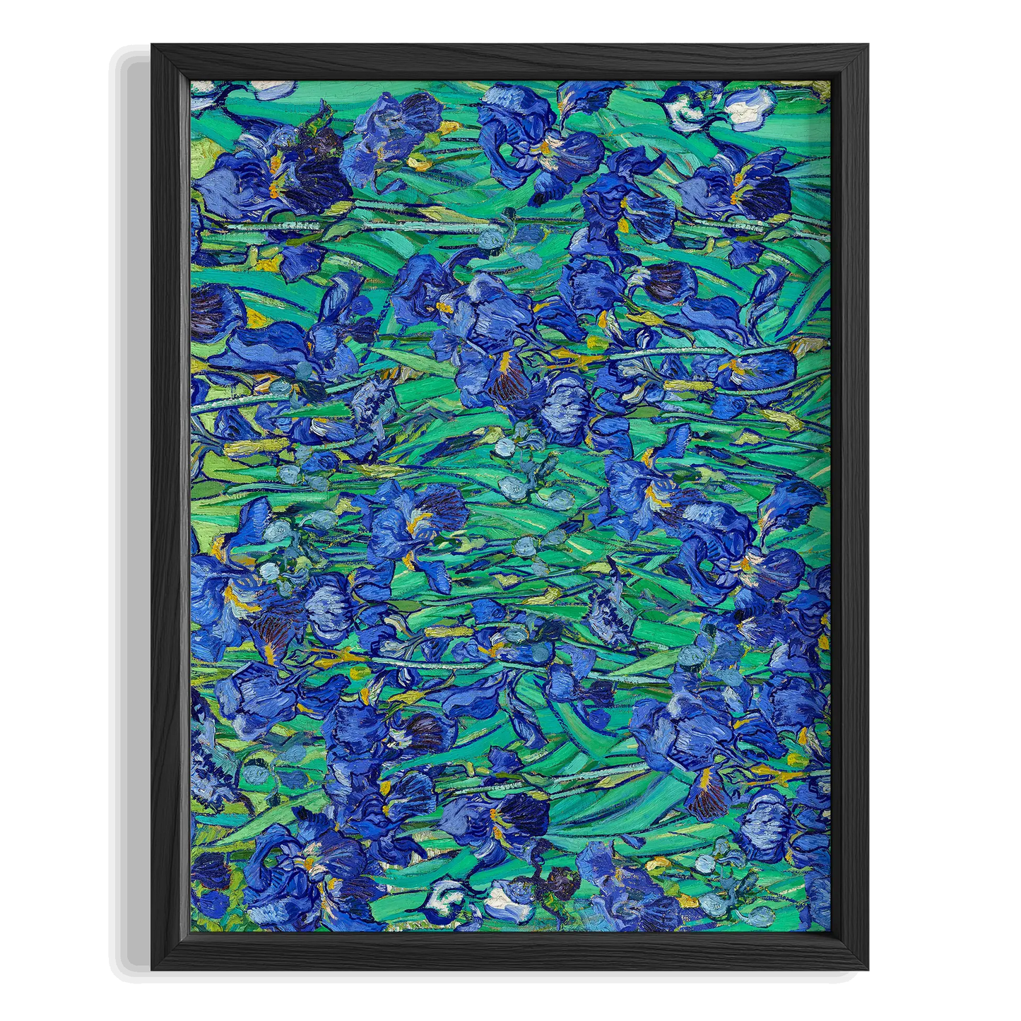 Mavi Desen - Vincent Van Gogh Ahşap Duvar Tablosu