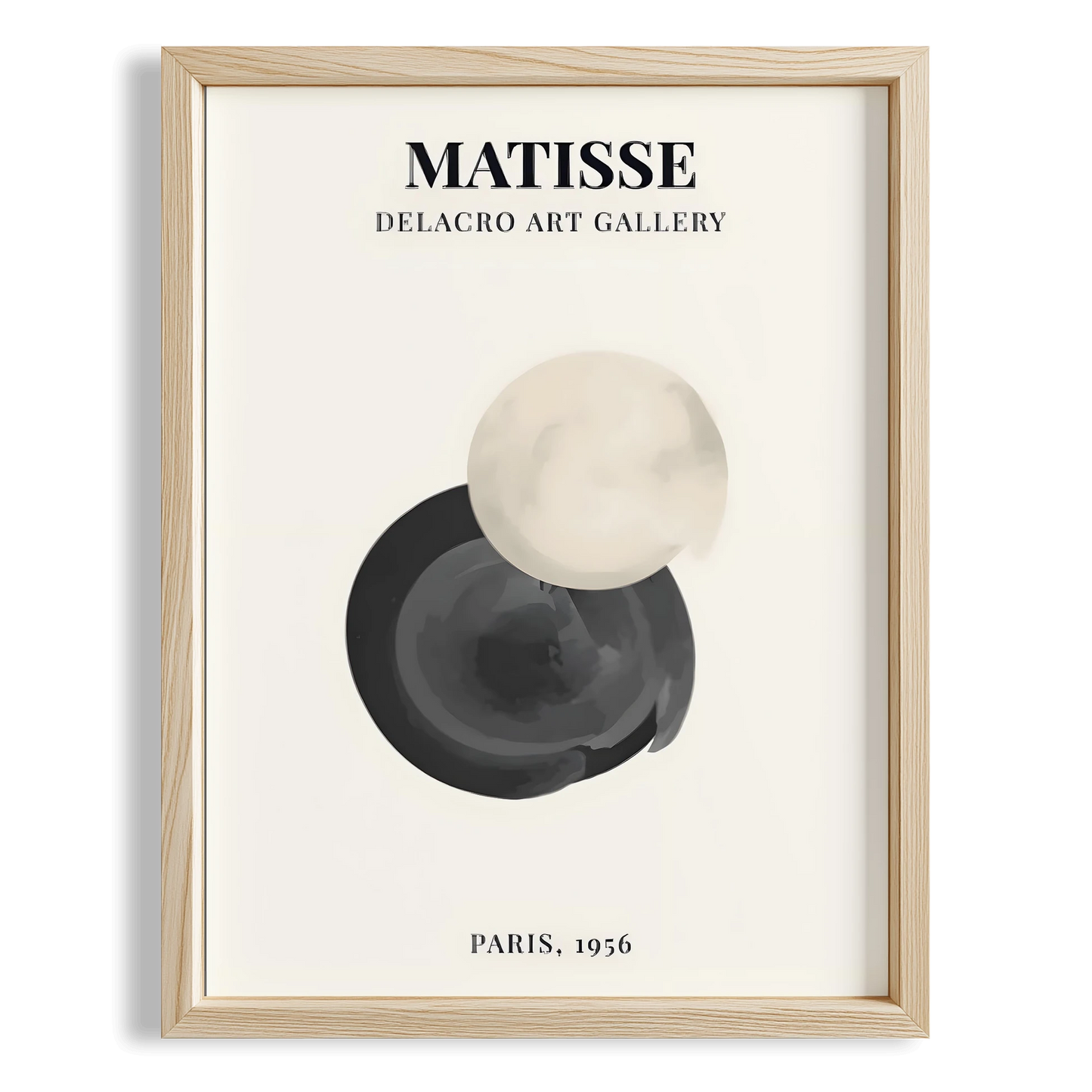 Matisse Kağıt Kesimleri Serisi Minimalist Soyut Sanat I Duvar Tablosu
