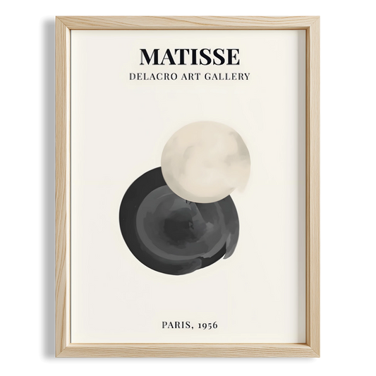 Matisse Kağıt Kesimleri Serisi Minimalist Soyut Sanat I Duvar Tablosu