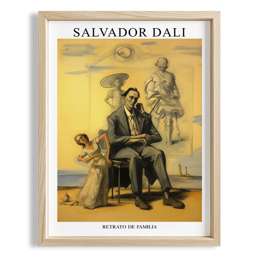 Çekmeceli Figür - Salvador Dali Ahşap Duvar Tablosu