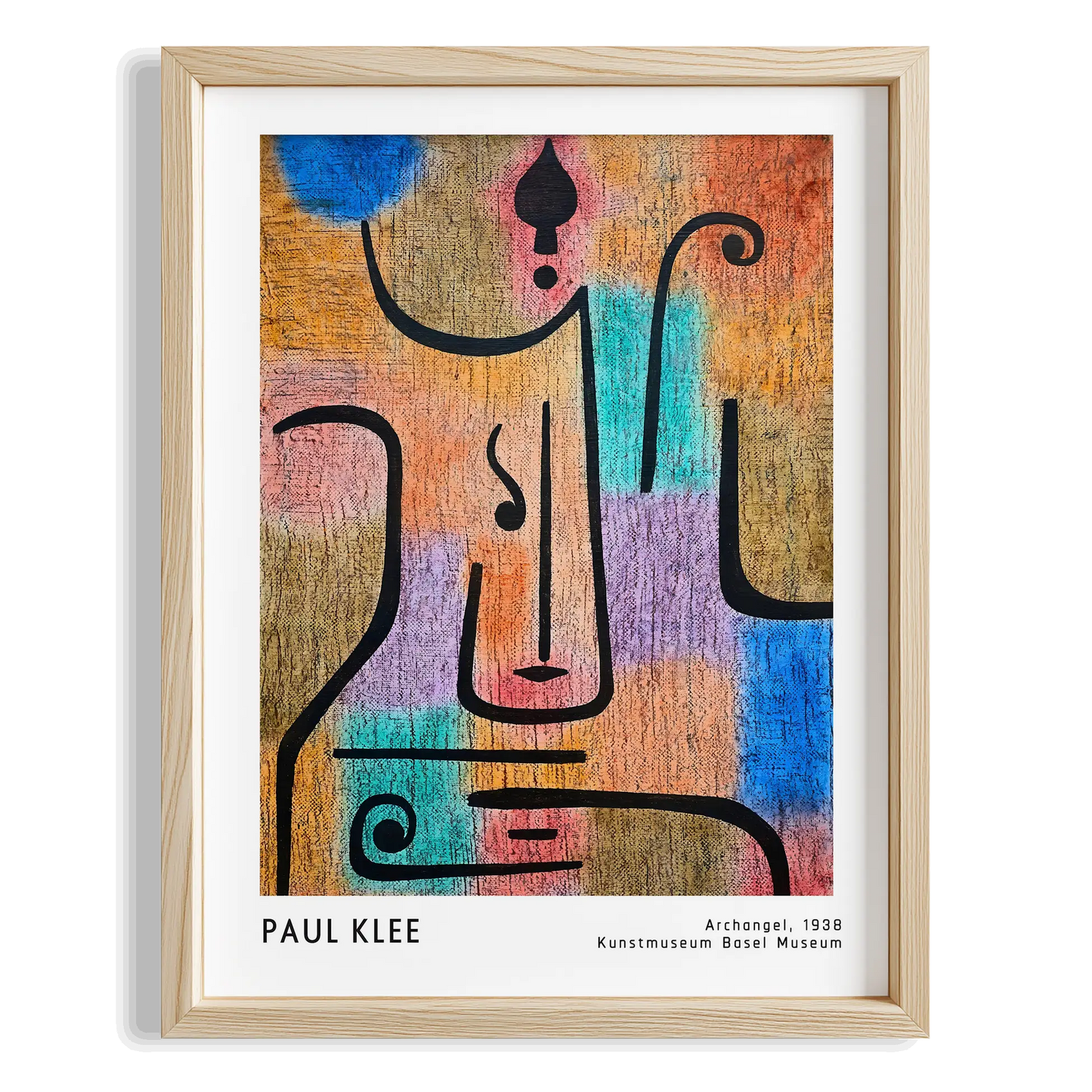 Paul Klee Başmelek 1938 Suluboya I Duvar Tablosu