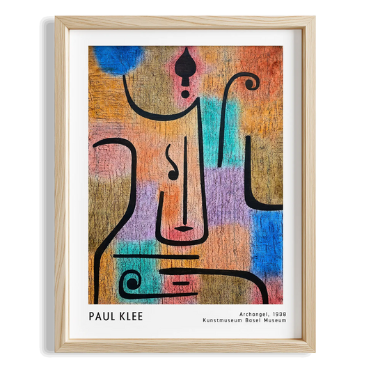 Paul Klee Başmelek 1938 Suluboya I Duvar Tablosu