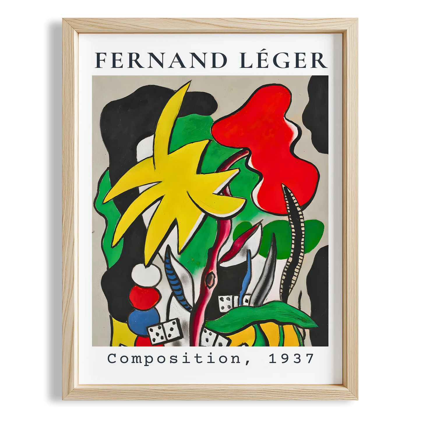 Fernand Leger 40 Duvar Tablosu