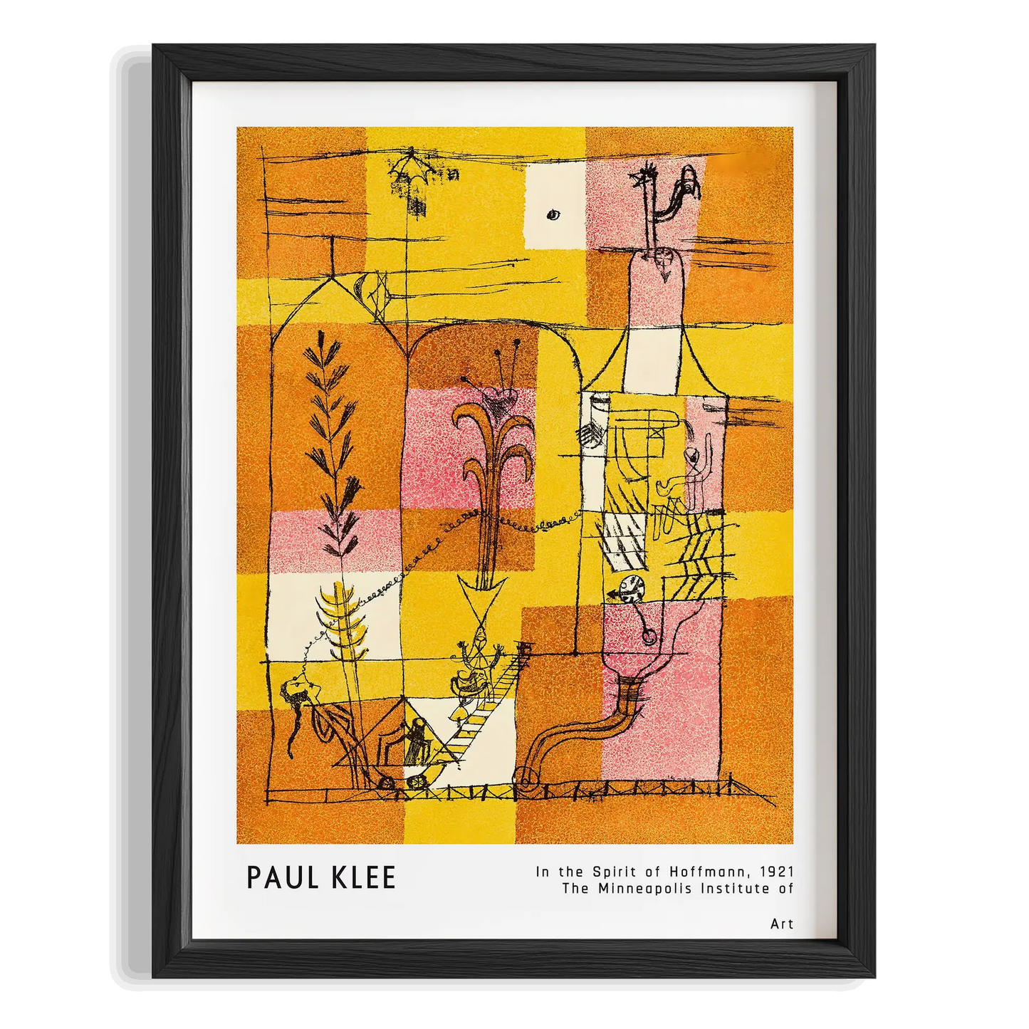 Paul Klee Hoffman Ruhu Eşliğinde 1921 Suluboya I Duvar Tablosu