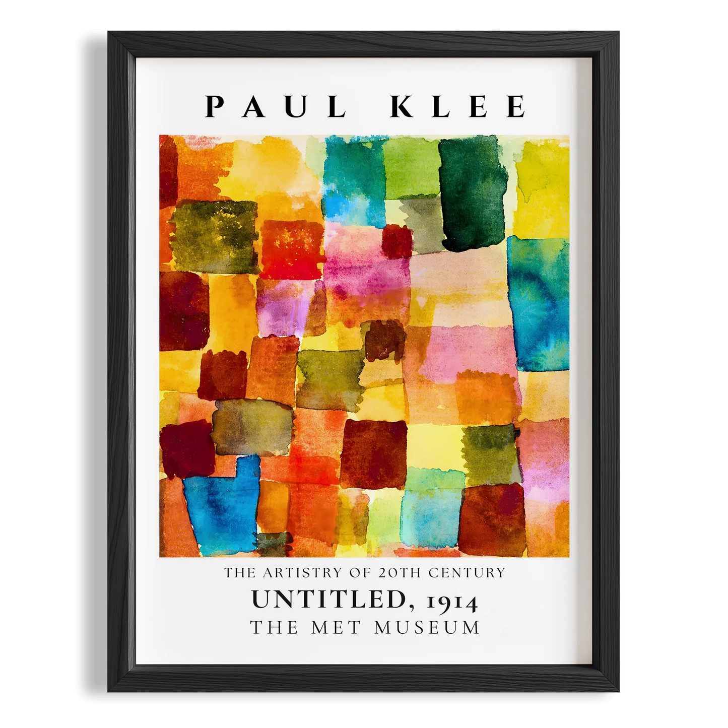 Paul Klee "İsimsiz" 1914 Suluboya I Duvar Tablosu