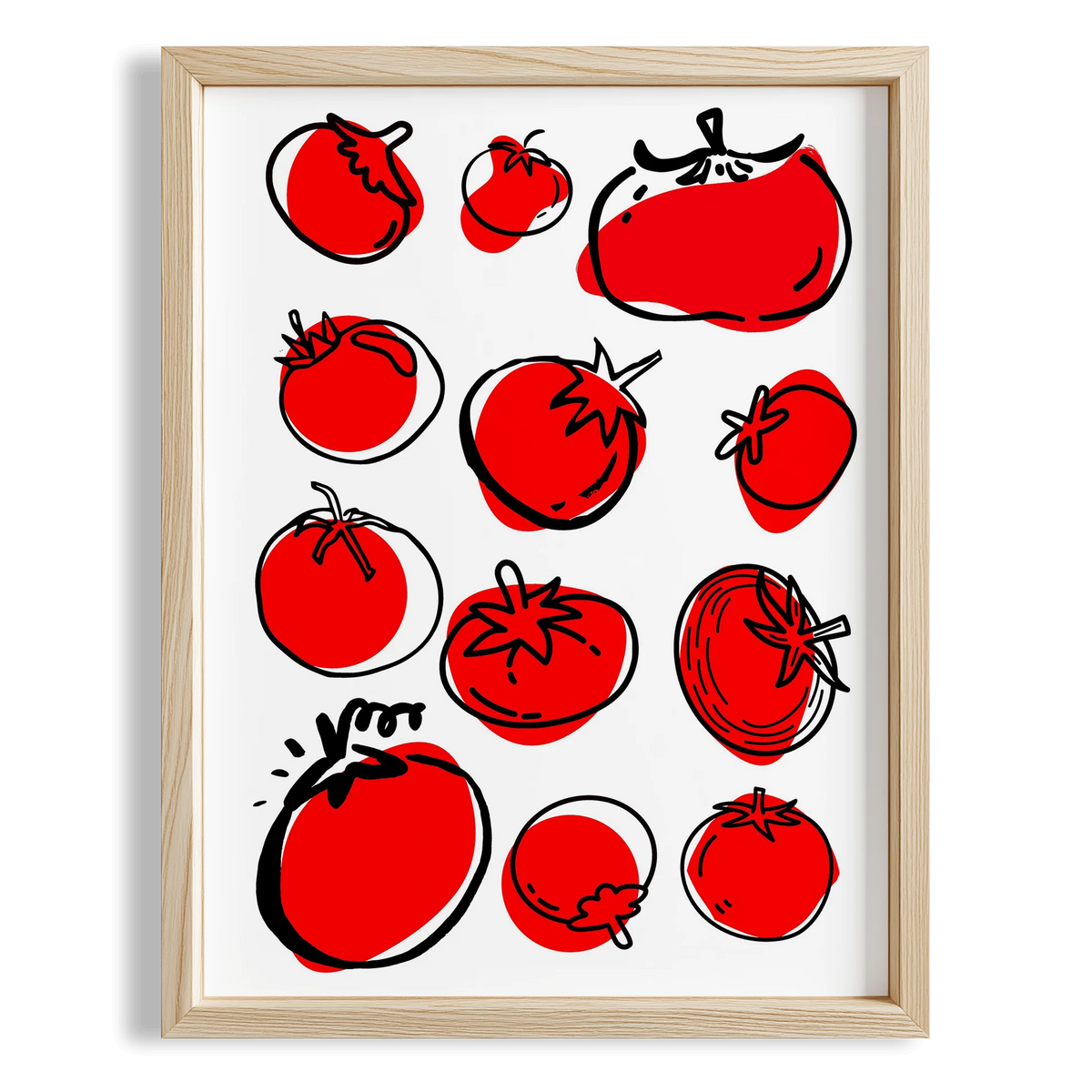 Pomodoro Domates I Mutfak Duvar Tablosu