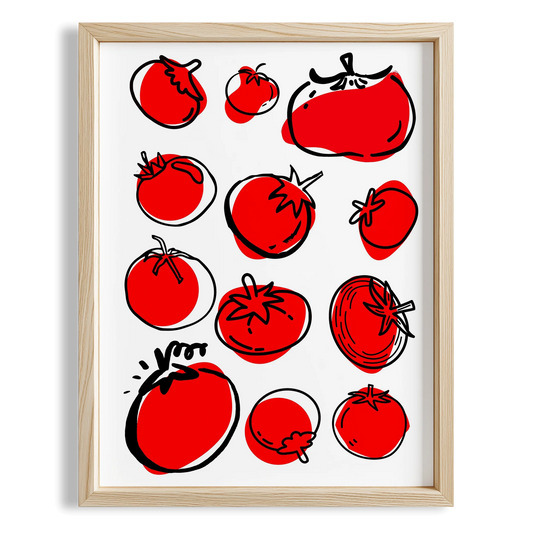Pomodoro Domates I Mutfak Duvar Tablosu