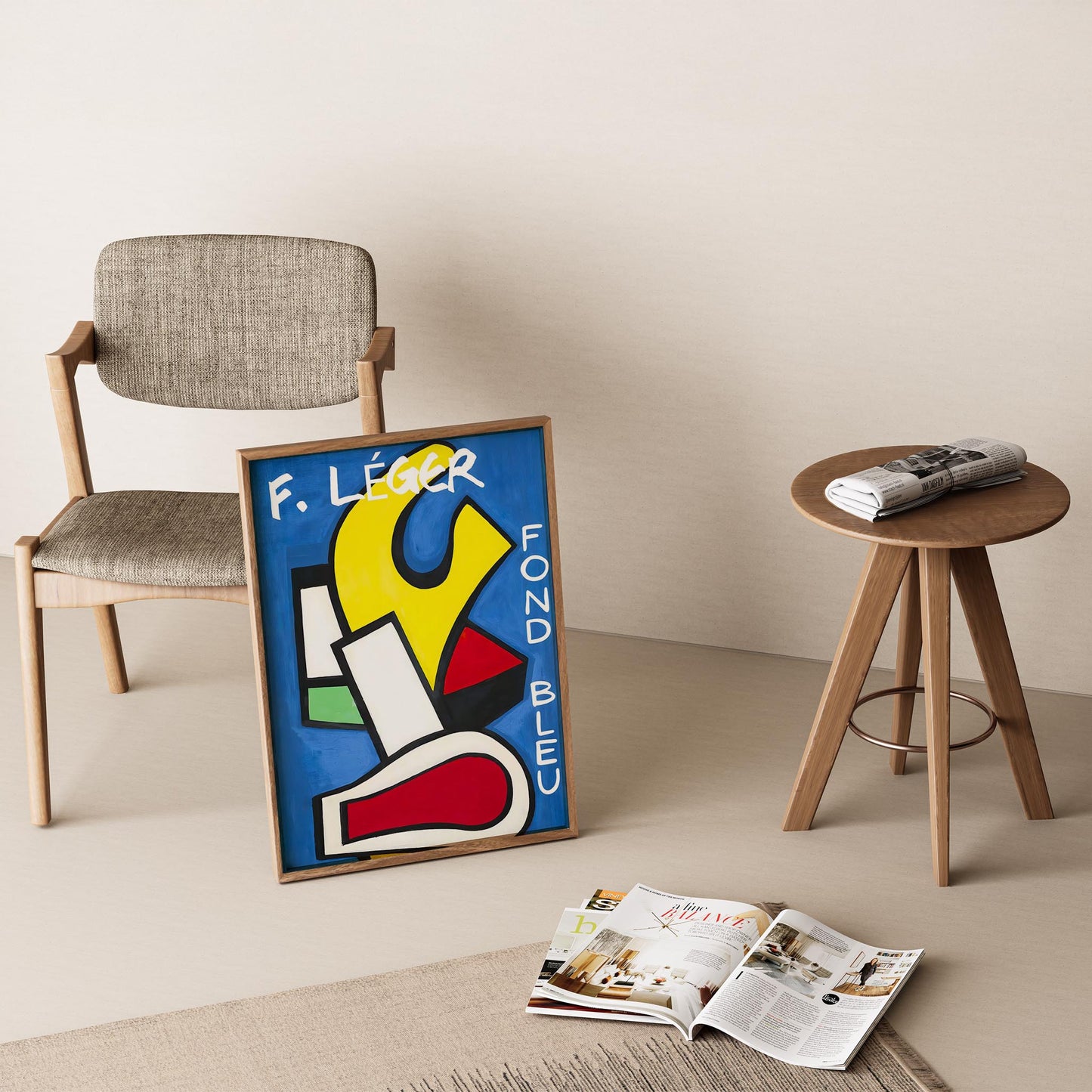 Fernand Leger III Duvar Tablosu