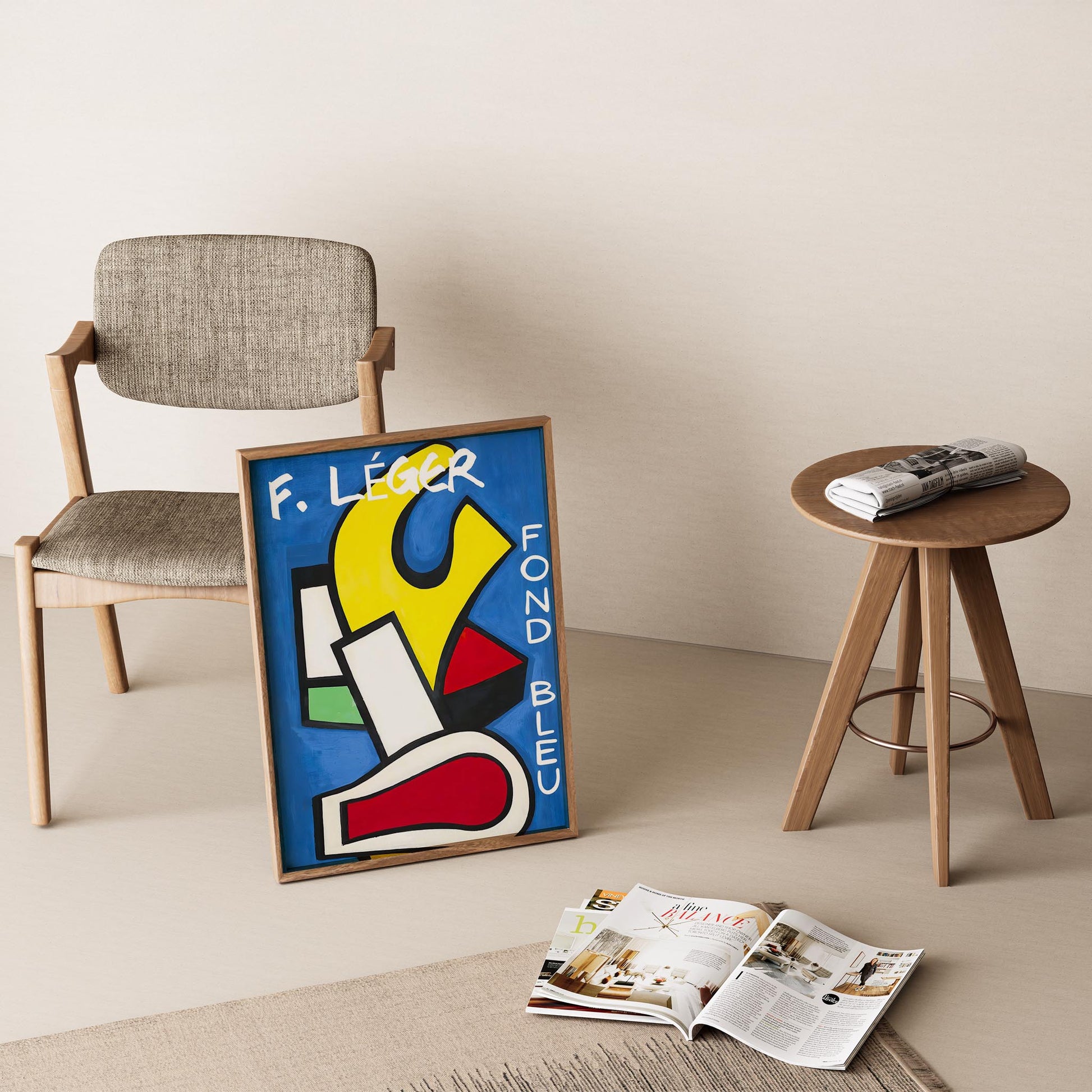 Fernand Leger III Duvar Tablosu