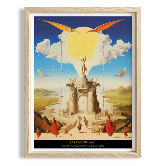 Filler - Salvador Dali Ahşap Duvar Tablosu