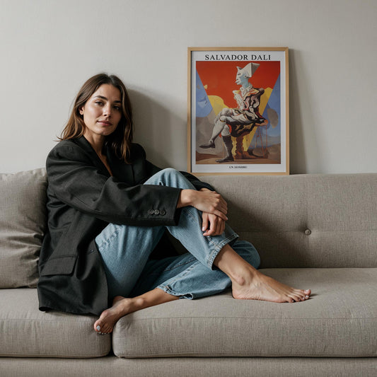 Narkissos'un Metamorfozu - Salvador Dali Ahşap Duvar Tablosu