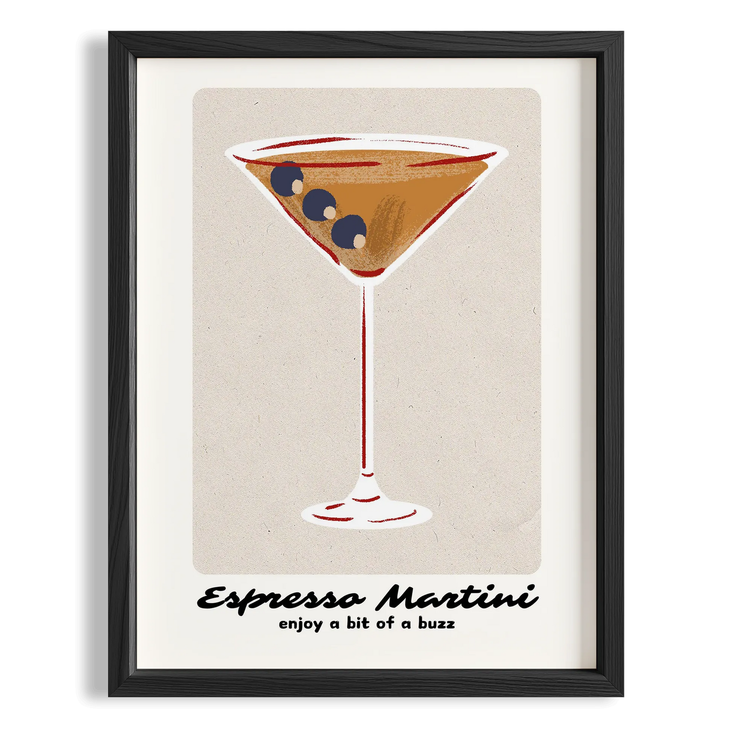 Espresso Martini Kokteyller Mutfak Duvar Tablosu