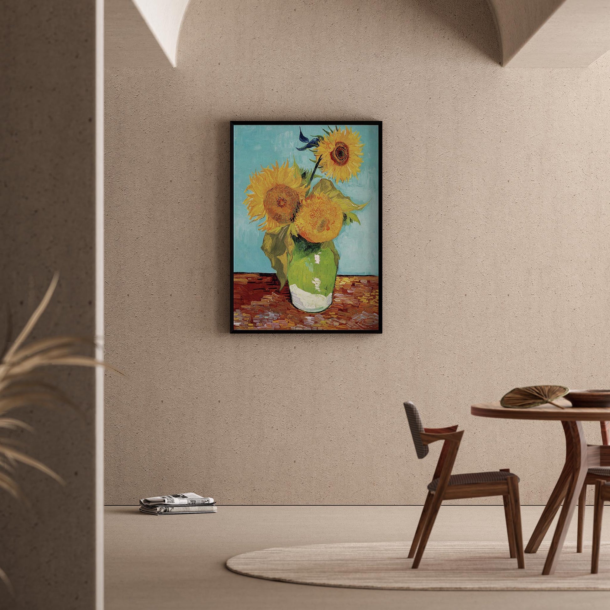 Ayçiçekleri - Vincent Van Gogh Ahşap Duvar Tablosu