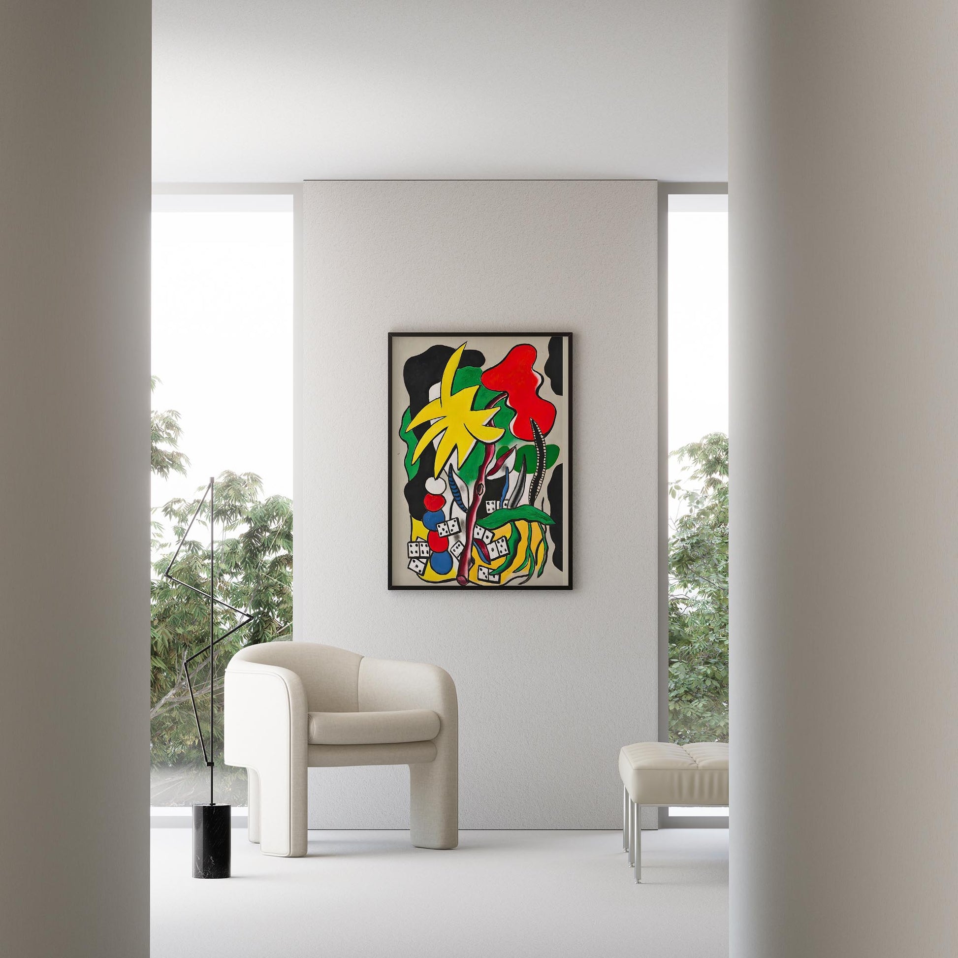 Fernand Leger 39 Duvar Tablosu