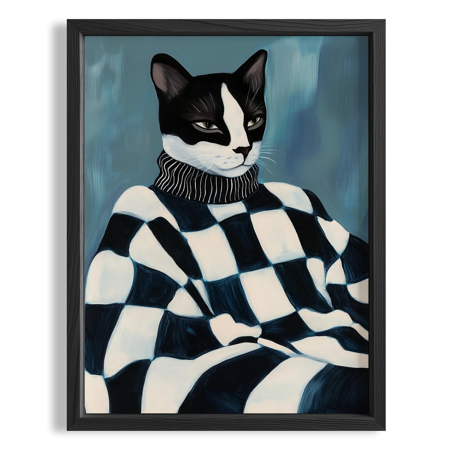 Kedi Portre VI - Geometrik