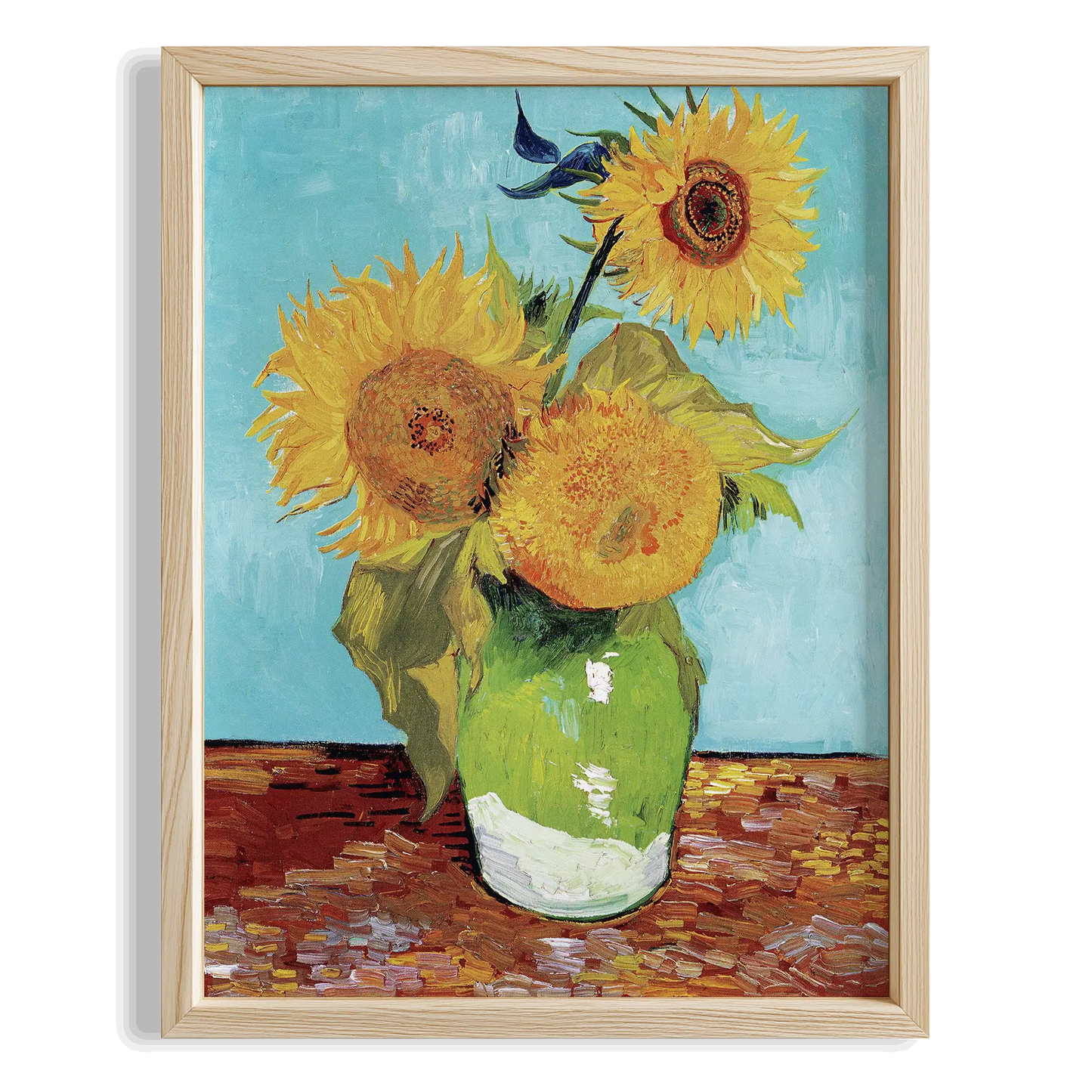 Ayçiçekleri - Vincent Van Gogh Ahşap Duvar Tablosu
