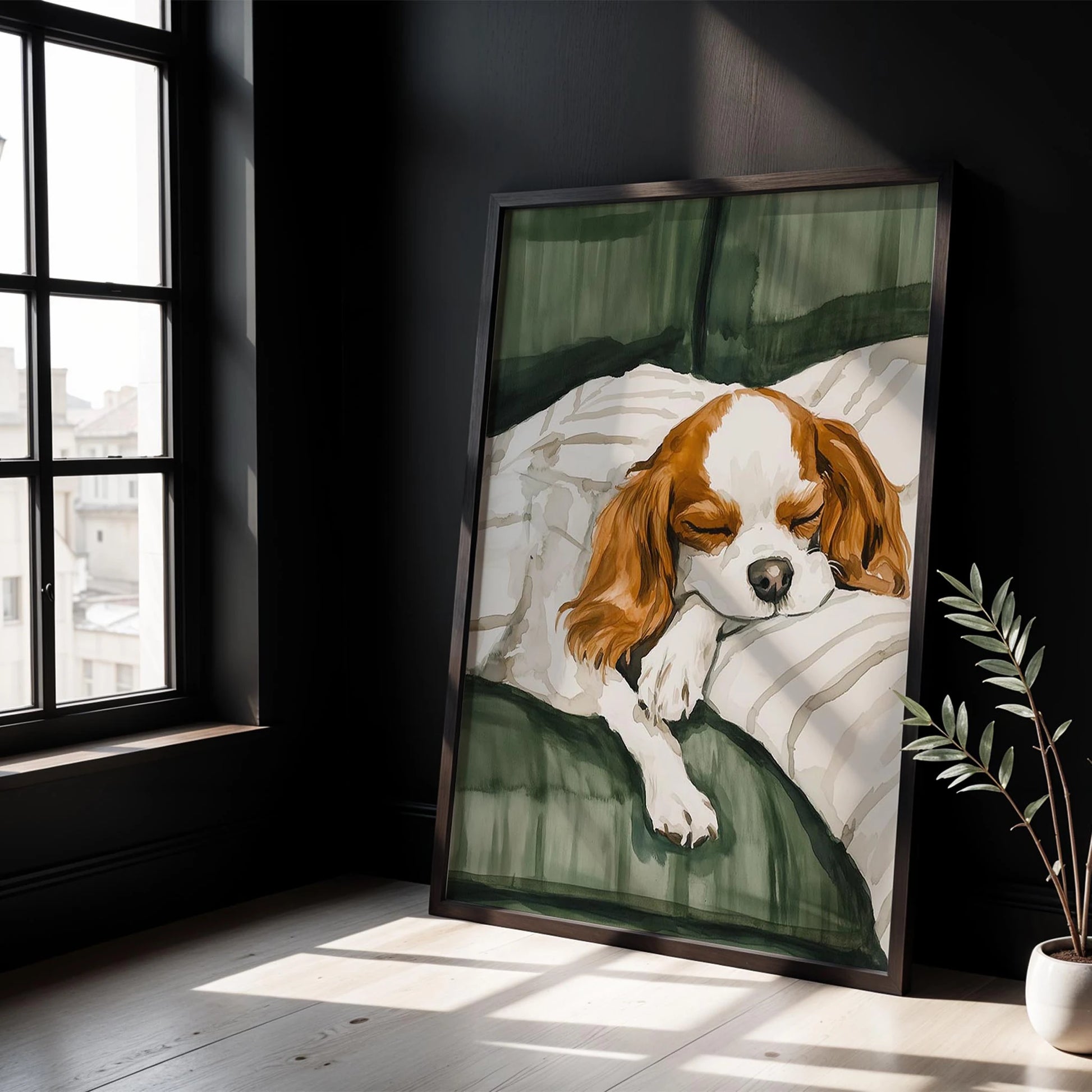 Köpek Portre XI - Cavalier King Charles Spaniel