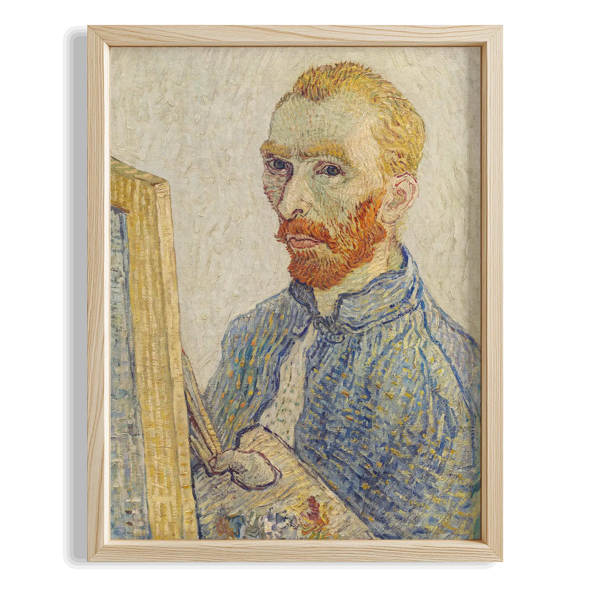 Ressam Otoportresi - Vincent Van Gogh Ahşap Duvar Tablosu
