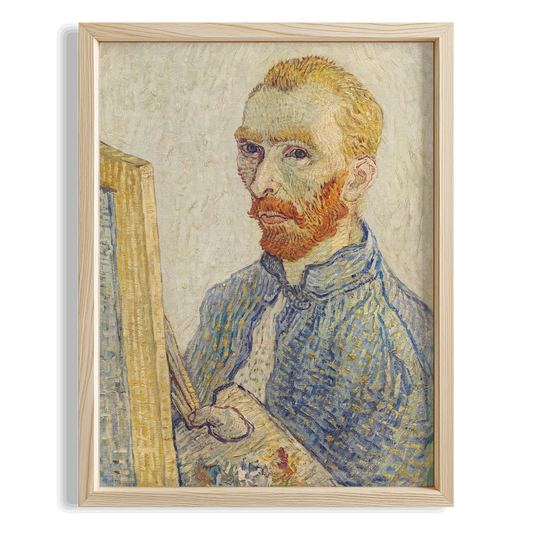 Ressam Otoportresi - Vincent Van Gogh Ahşap Duvar Tablosu