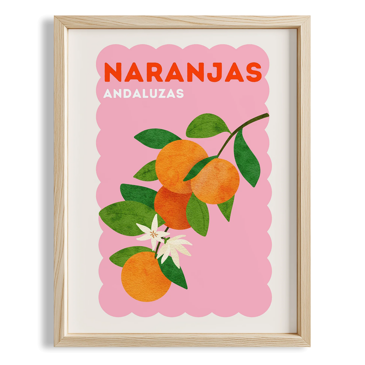 Naranjas Portakal Akdeniz İspanya Koleksiyonu Mutfak Duvar Tablosu