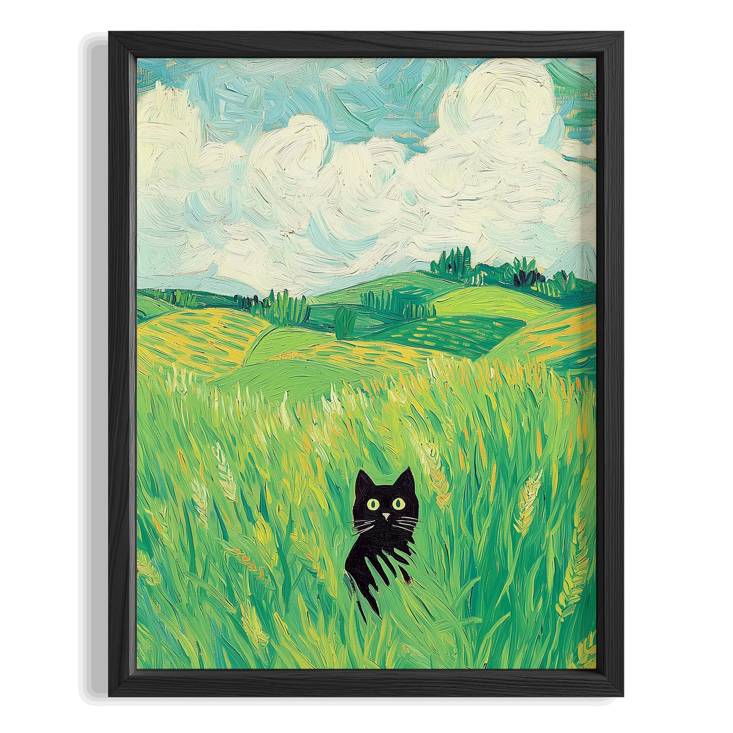 Kedi Portre XVII - Doğada Kara Kedi