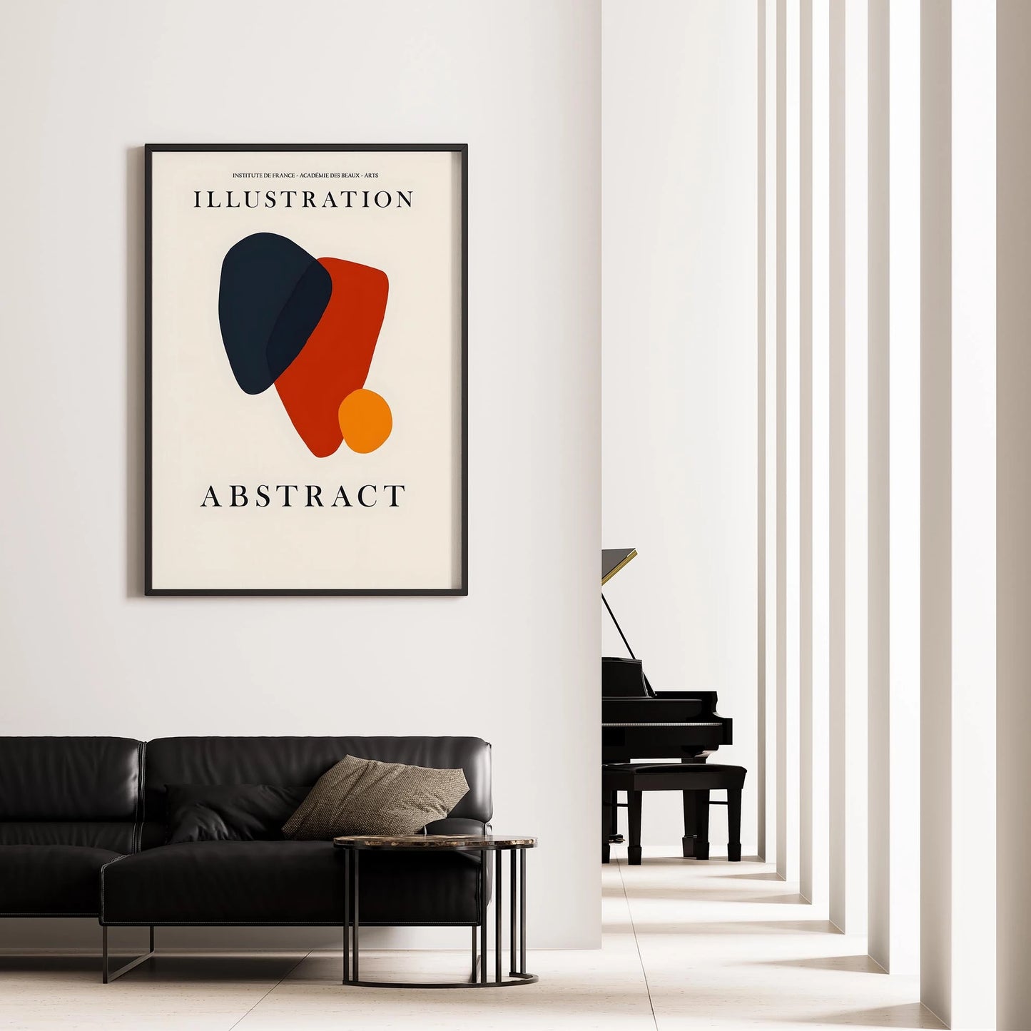 Matisse Kağıt Kesimleri Serisi Abstract Modern Formlar II Duvar Tablosu