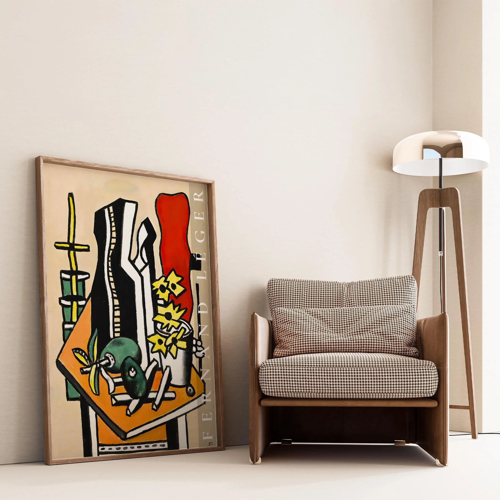 Fernand Leger 37 Duvar Tablosu
