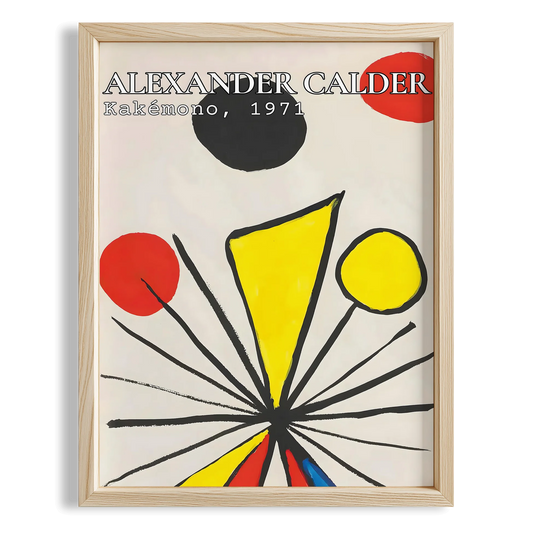 Alexander Sandy Calder X Duvar Tablosu