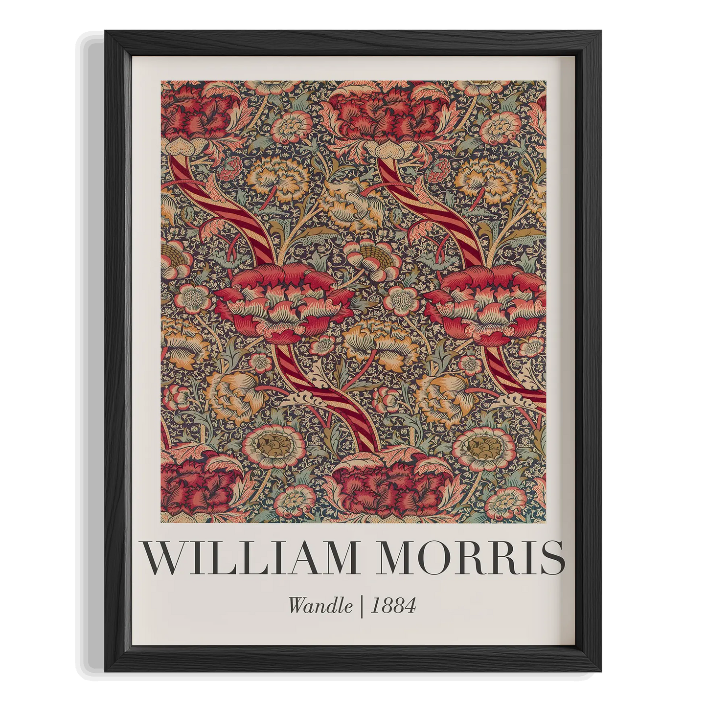 Meyve Deseni - William Morris Ahşap Duvar Tablosu