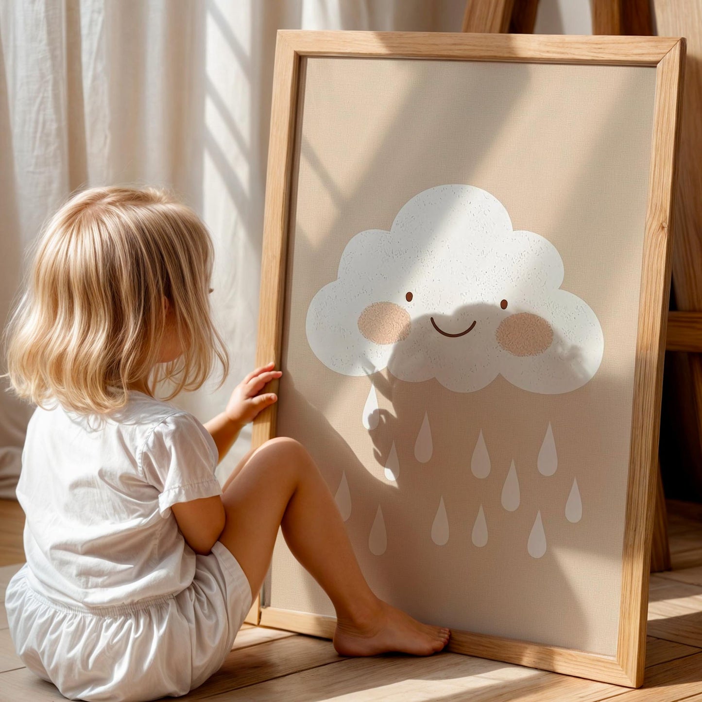 Lovely Things Tipografi Çocuk Odası Ahşap Tablo