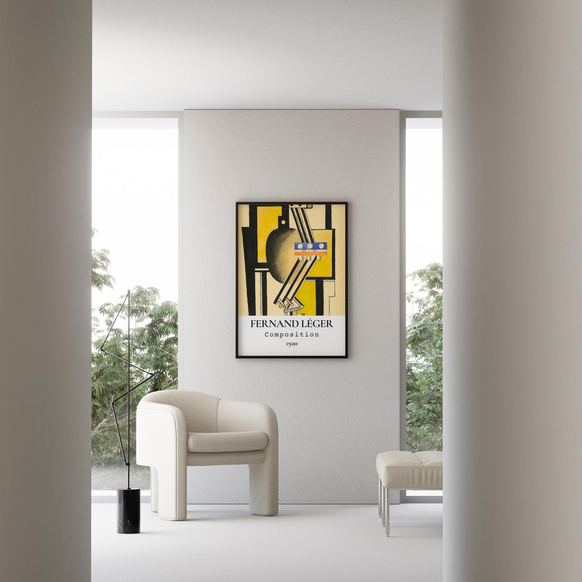Fernand Leger XVII Duvar Tablosu