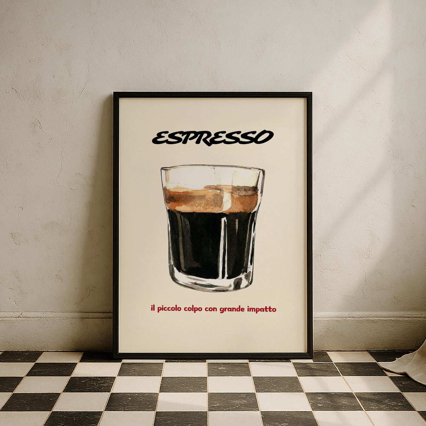 Espresso Akdeniz İtalya Koleksiyonu Mutfak Duvar Tablosu