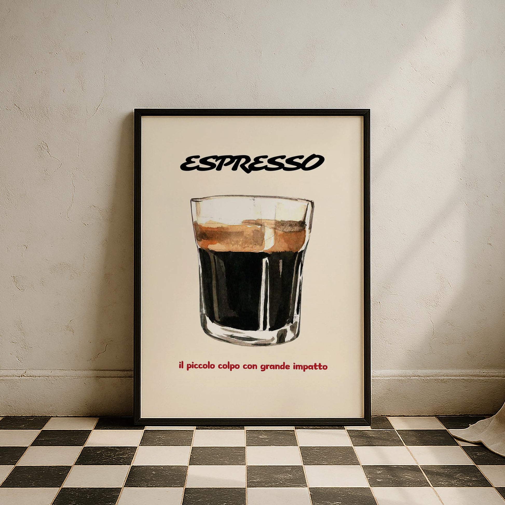 Espresso Akdeniz İtalya Koleksiyonu Mutfak Duvar Tablosu