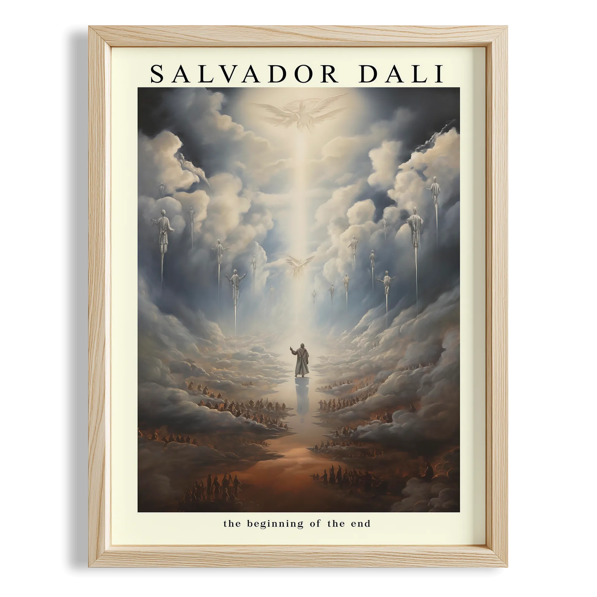Işığa Yürüyüş - Salvador Dali Ahşap Duvar Tablosu