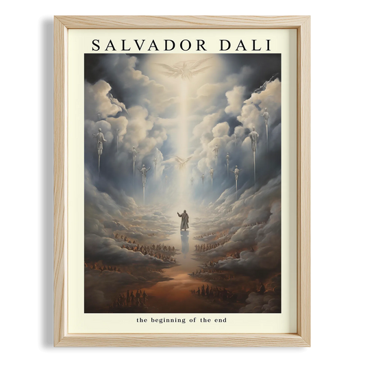 Işığa Yürüyüş - Salvador Dali Ahşap Duvar Tablosu