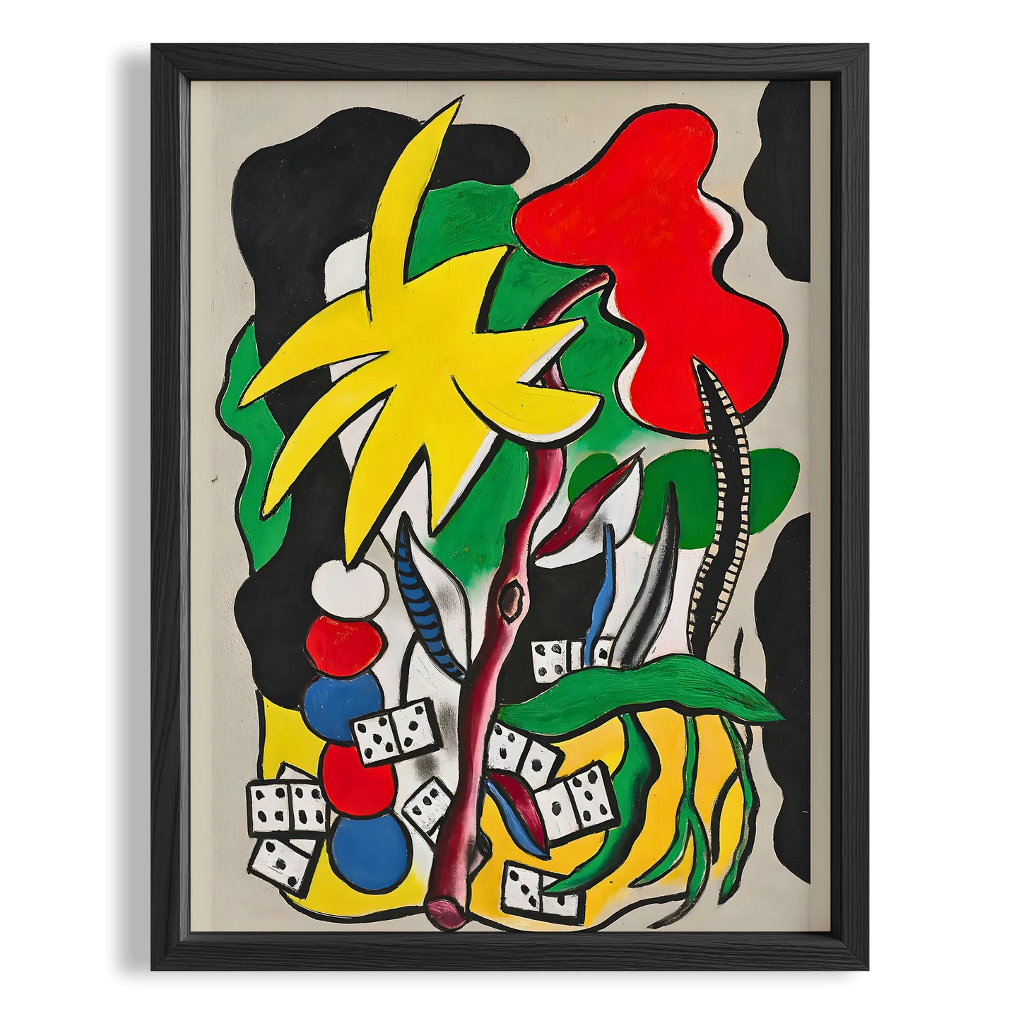 Fernand Leger 39 Duvar Tablosu