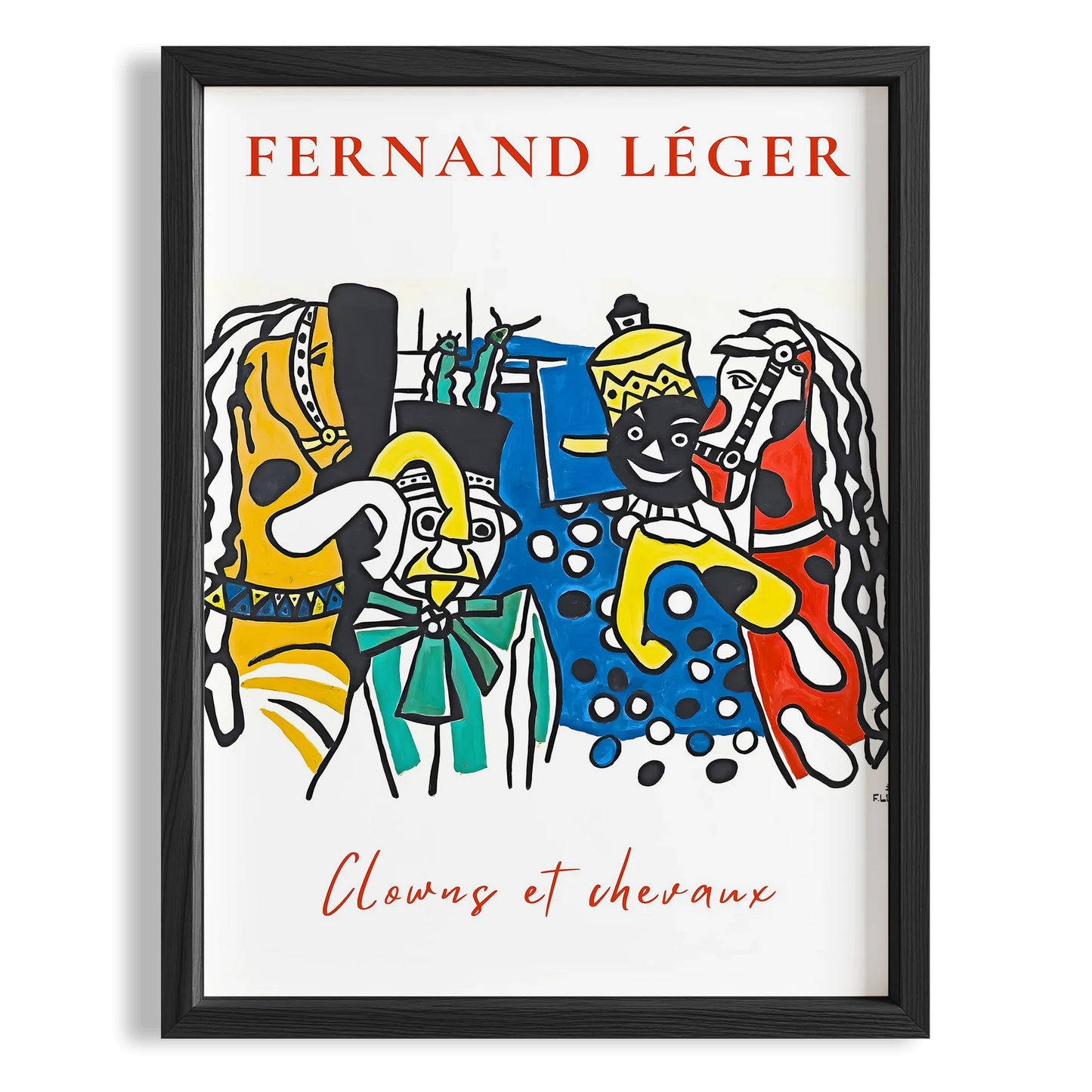 Fernand Leger X Duvar Tablosu