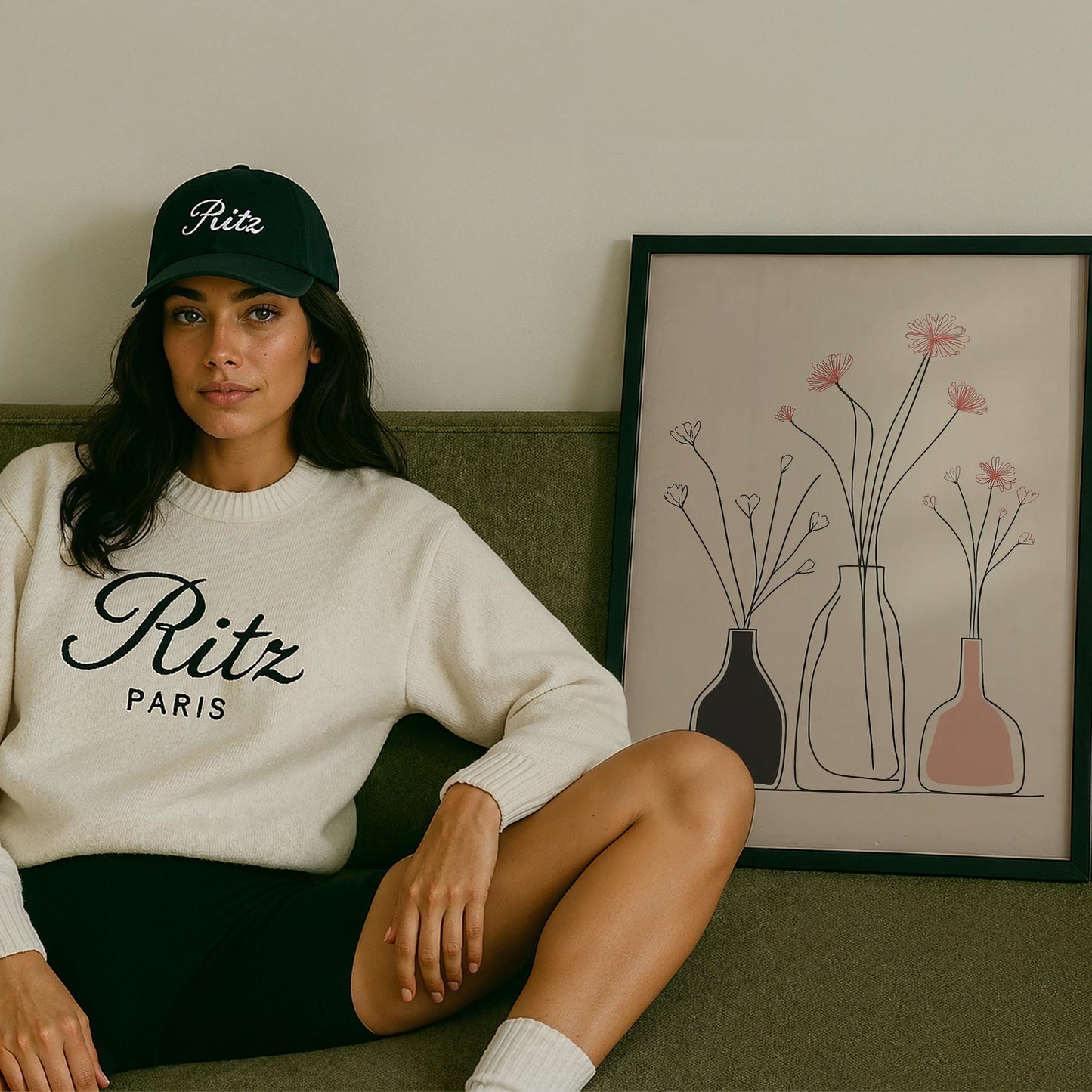 Vazo ve Çiçekler VIII - Minimalist İncelik