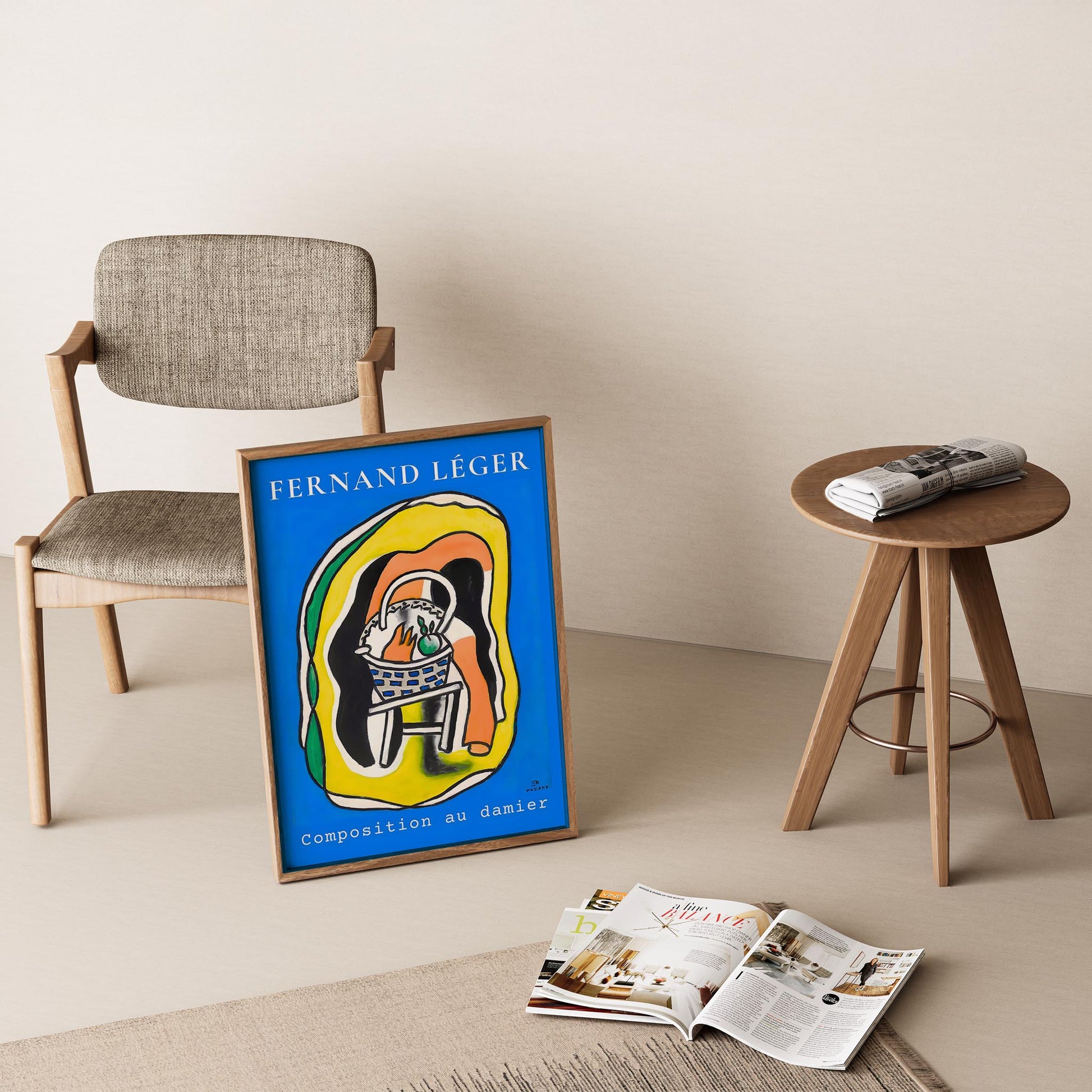 Fernand Leger XVI Duvar Tablosu