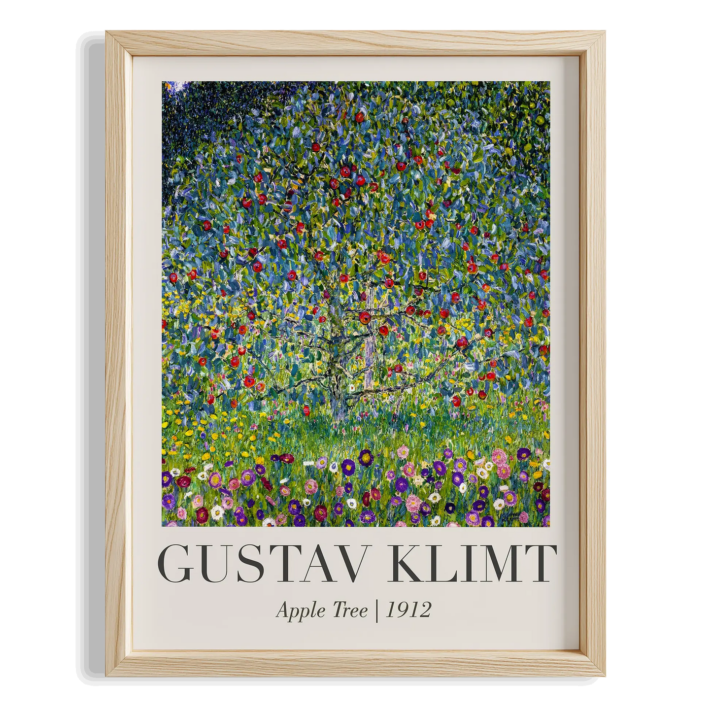 Elma Ağacı - Gustav Klimt Ahşap Duvar Tablosu