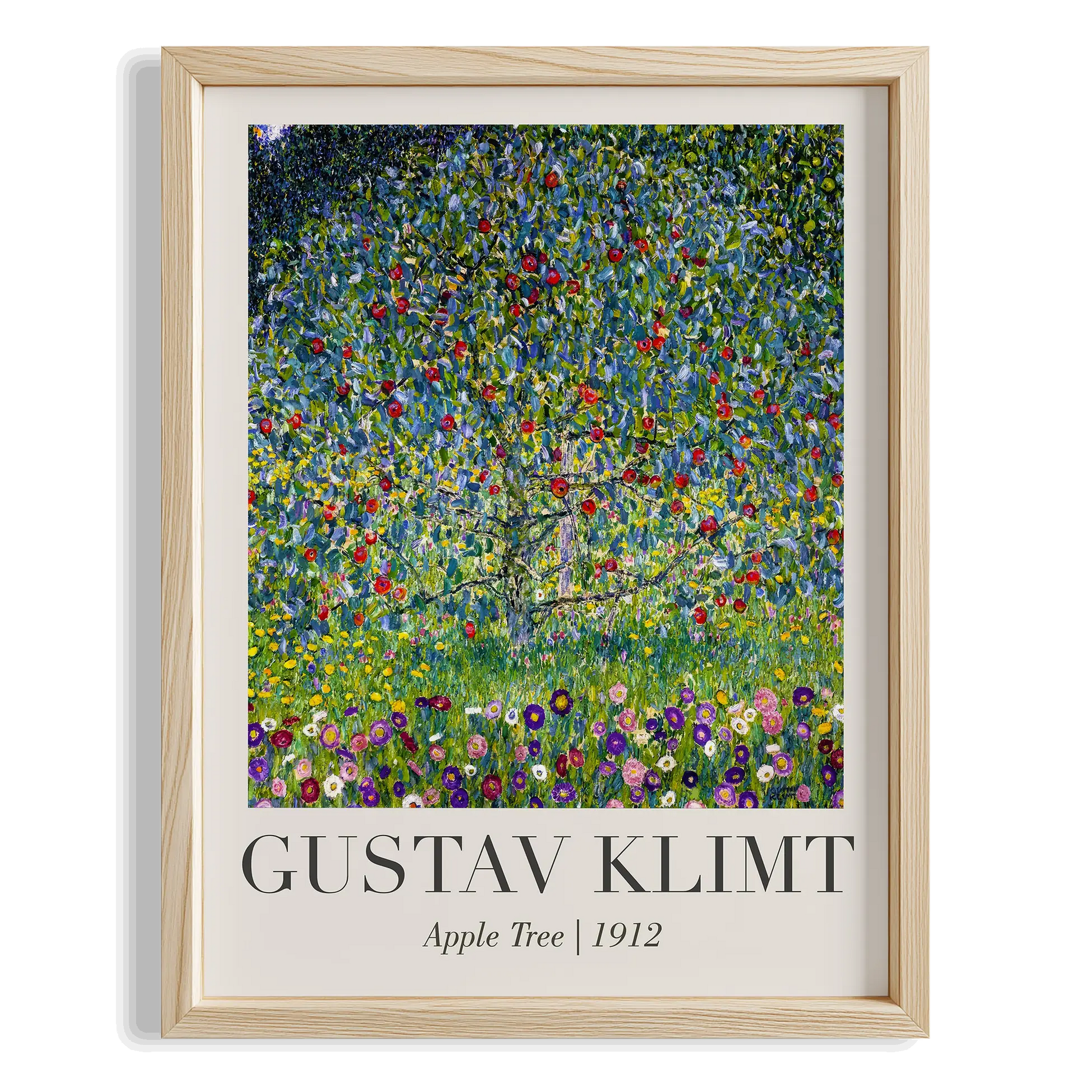 Elma Ağacı - Gustav Klimt Ahşap Duvar Tablosu
