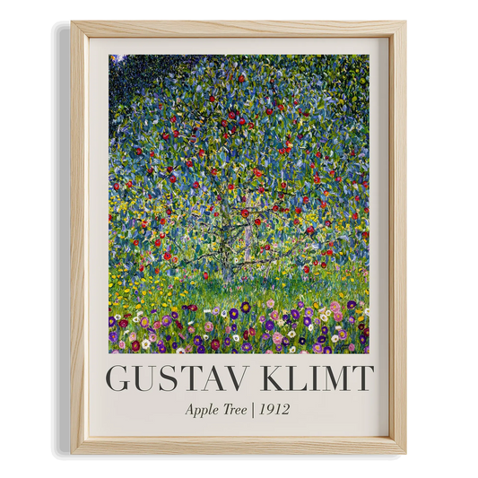 Elma Ağacı - Gustav Klimt Ahşap Duvar Tablosu